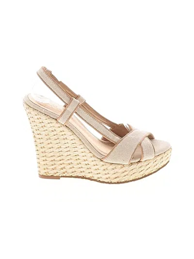 Pre-owned Lilly Pulitzer Wedges In Ivory