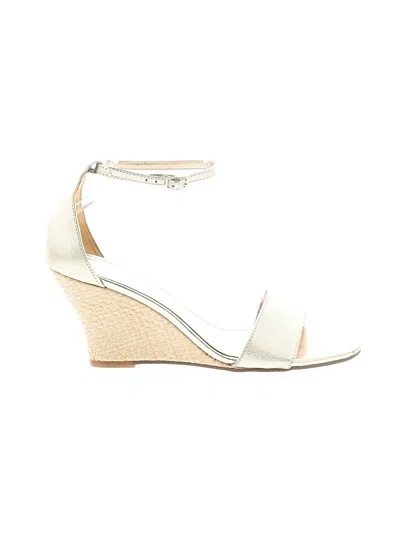 Pre-owned Lilly Pulitzer Wedges In Ivory