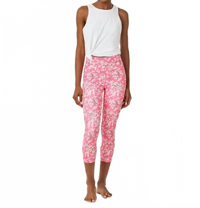 Lilly Pulitzer Weekender High Rise Crop In Confetti Pink
