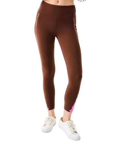 Lilly Pulitzer Weekender High Rise Legging In French Roast In Brown