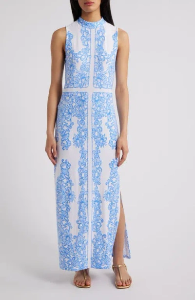 LILLY PULITZER LILLY PULITZER® WELLINGTON SLEEVELESS MOCK NECK MAXI DRESS