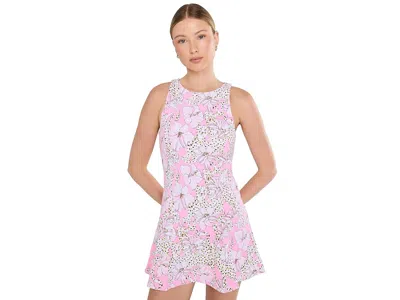 Lilly Pulitzer Westley Active Dress Upf Women's Dress Conch Shell Pink Wildness: Xl