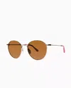 Lilly Pulitzer Whale Bay Sunglasses In Hotty Pink