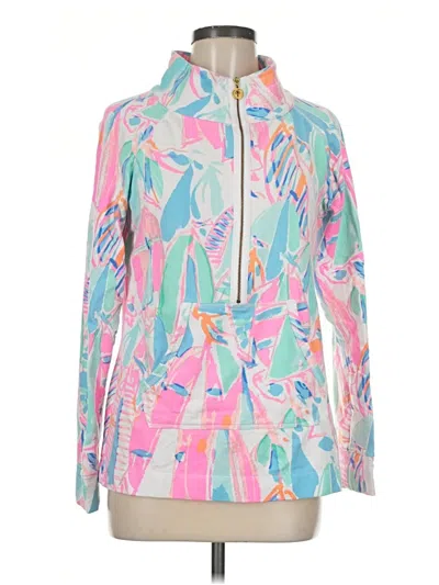 Pre-owned Lilly Pulitzer Windbreaker Jacket In Pink