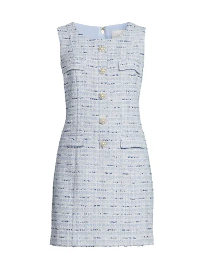 Lilly Pulitzer ® Bindy Tweed Skirt Romper In Bonaire Blue