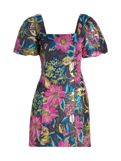 Lilly Pulitzer Women's Booker Brocade Floral Minidress In Multi