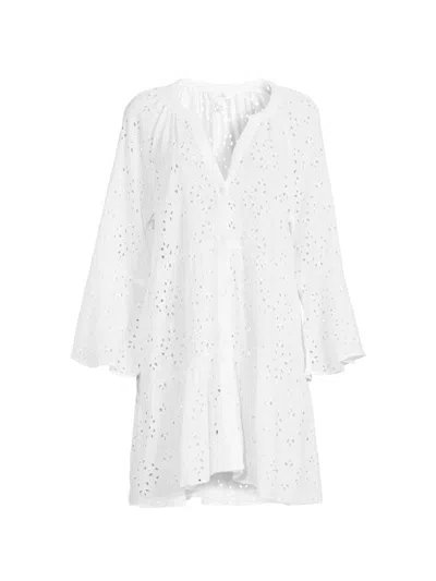 Lilly Pulitzer Women's Brailey Eyelet Cover-up Shirt