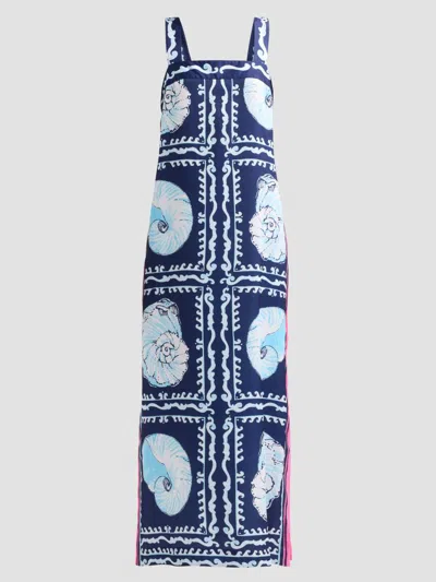 Lilly Pulitzer Casandra Maxi Dress In Blue