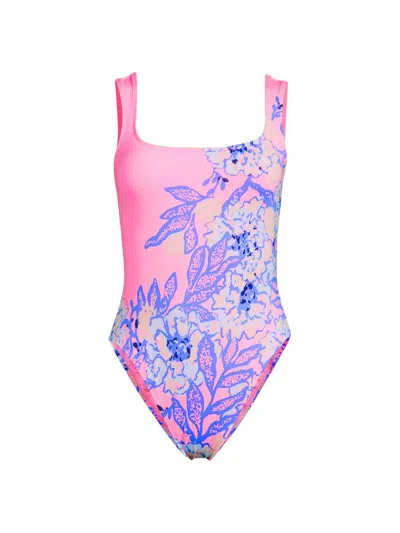 Lilly Pulitzer Women's Cashel One-piece Swimsuit In Pink
