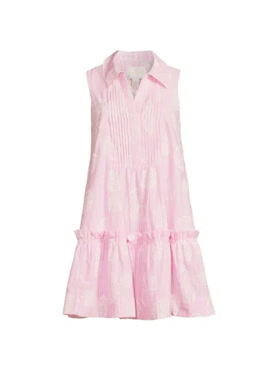 Lilly Pulitzer Women's Caylinn Pintuck Minidress In Pink