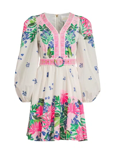 Lilly Pulitzer Chyanna V-neck Dress In Neutral