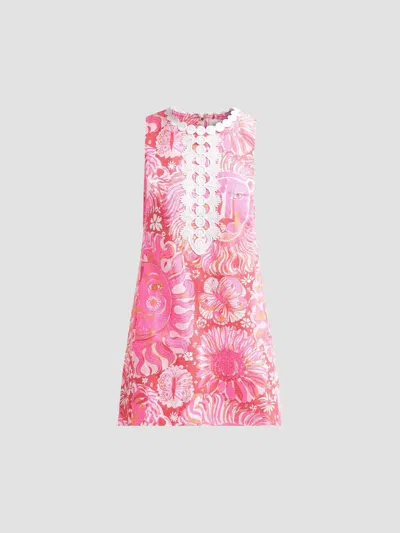 Lilly Pulitzer Women's Edita Stretch Shift Mini Dress In Multi