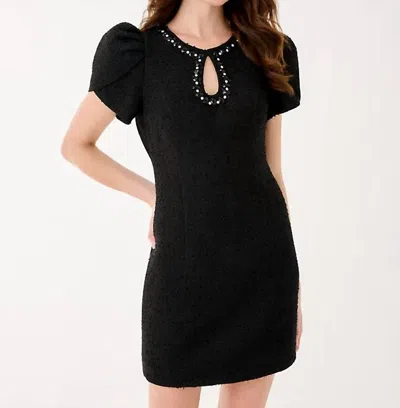 Lilly Pulitzer Emmylou Boucle Dress In Black