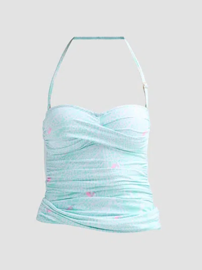 Lilly Pulitzer Women's Flamenco Ruched Tankini In Blue