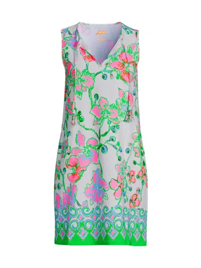 Lilly Pulitzer Women's Johana Sleeveless Coverup Minidress In Multi