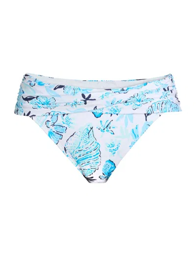 Lilly Pulitzer Women's Lagoon Hipster Bikini Bottom In Blue