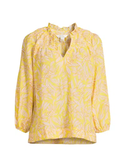 Lilly Pulitzer Women's Lourdes Hideaway Honeycomb Top