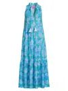LILLY PULITZER WOMEN'S MALONE FLORAL COTTON MAXI DRESS