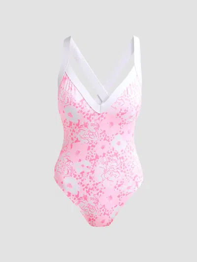 Lilly Pulitzer Women's Nioma Burst Of Joy One-piece Swimsuit In Pink