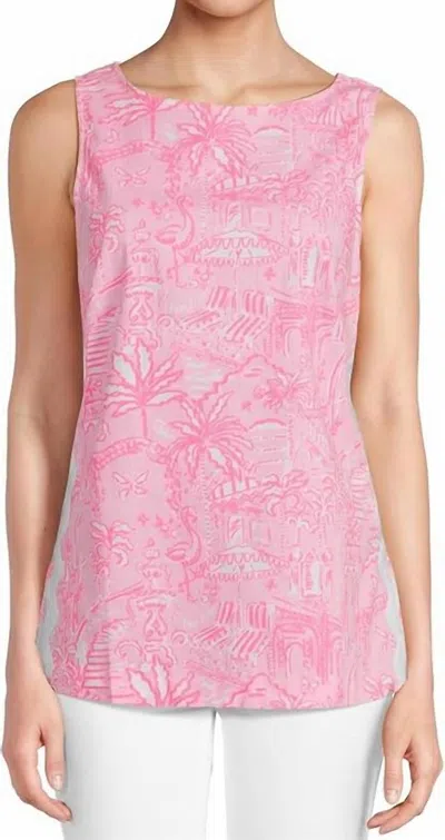 Lilly Pulitzer Palmita Tunic In Pink