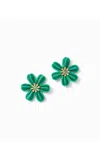 Lilly Pulitzer Women's Petal Earrings In Fiddle Leaf Green In Multi