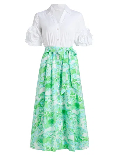 Lilly Pulitzer Women's Sonaire Midi-shirtdress In Multi
