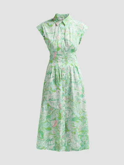 Lilly Pulitzer Women's Tonya Cotton Midi Shirtdress In White