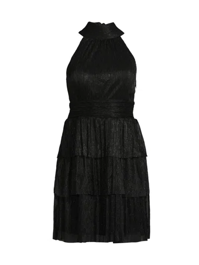 Lilly Pulitzer Women's Wyn Halter Minidress In Black