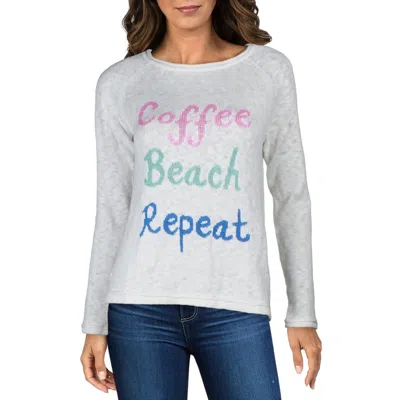 Lilly Pulitzer Womens Printed Knit Crewneck Sweater