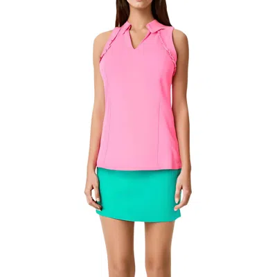 Lilly Pulitzer Womens Ruffled Nylon Pullover Top