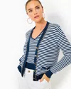 Lilly Pulitzer Wrenlee Sweater Set In Low Tide Navy Oceanside Stripe In Low Tide Navy Oceanside Stripe