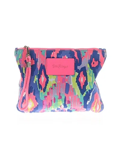 Pre-owned Lilly Pulitzer Wristlet In Pink