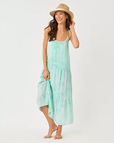 Lilly Pulitzer Xaden Maxi Cover-up In Green