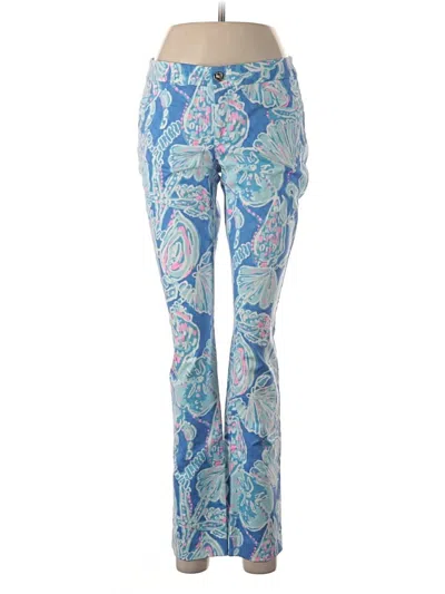 Pre-owned Lilly Pulitzer Yoga Pants In Blue
