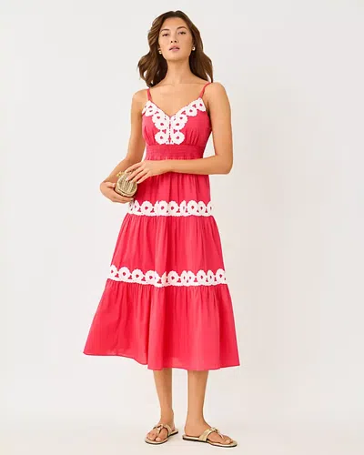 Lilly Pulitzer Zanna Cotton Midi Dress In Multi