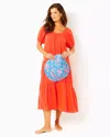 Lilly Pulitzer Zemini Maxi Dress Cover-up In Flamingo Feather
