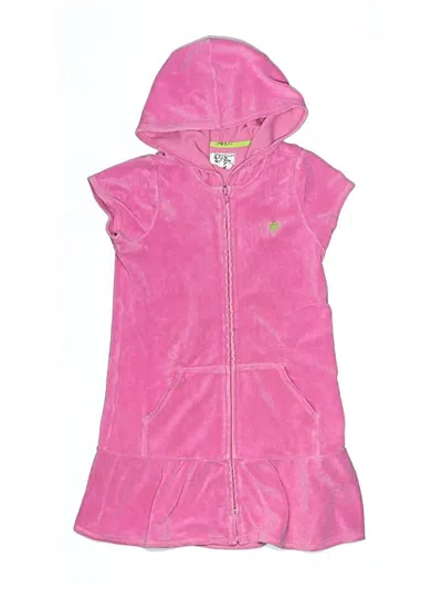 Pre-owned Lilly Pulitzer Kids' Zip Up Hoodie In Pink