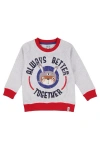 Lilly + Sid Organic Cotton Always Better Together Slogan Print Sweatshirt In Multi
