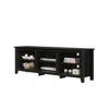 Lilola Home 70"w Tv Stand With Open Shelves And Cable Management