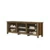 Lilola Home 70"w Tv Stand With Open Shelves And Cable Management