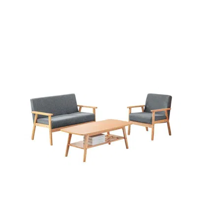 Lilola Home Bahamas Coffee Table Loveseat Chair Set