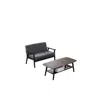 Lilola Home Bahamas Espresso Coffee Table And Loveseat Set In Brown