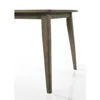 Lilola Home Bistro Vintage Walnut 72" Wide Contemporary Rectangle Dining Table In Gray