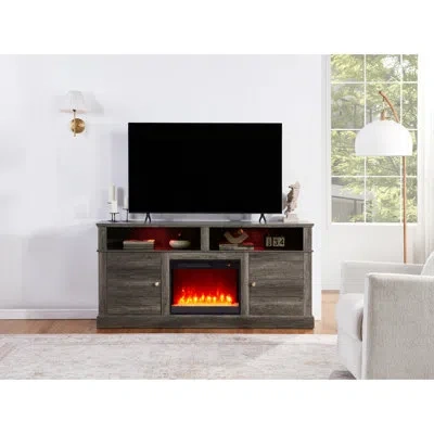 Lilola Home Cler 70 W Storage Credenza In Gray