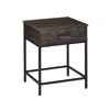 Lilola Home Cliff Mdf Brown End Table In Brown