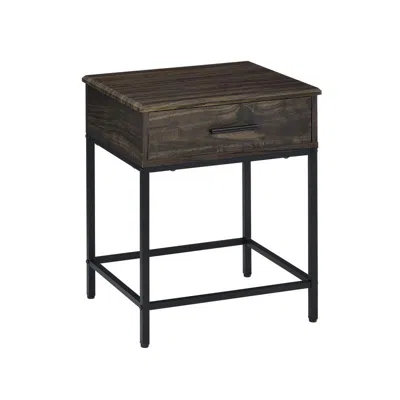 Lilola Home Cliff Mdf Brown End Table