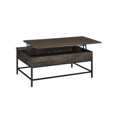 Lilola Home Cliff Mdf Brown Lift Top Coffee Table