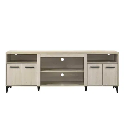 Lilola Home Evander 70"w Oak Finish 4-door Tv Stand