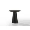 Lilola Home Grantham Black 20"w Round Console Table With Pedestal Base
