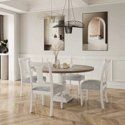 Lilola Home Round 59'' Dining Set